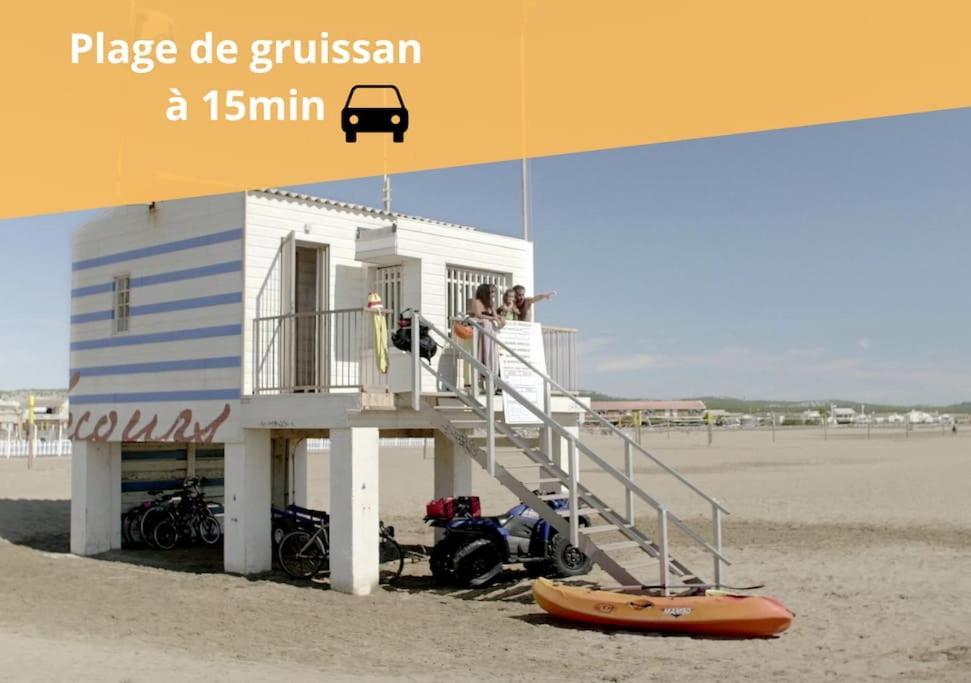 Apartament L'Orchidee, Proche De La Gare Avec Clim Et Terrasse Narbona Zewnętrze zdjęcie