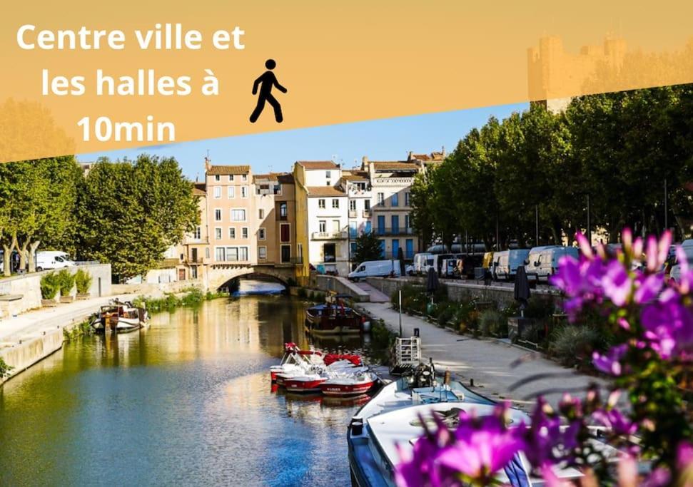Apartament L'Orchidee, Proche De La Gare Avec Clim Et Terrasse Narbona Zewnętrze zdjęcie