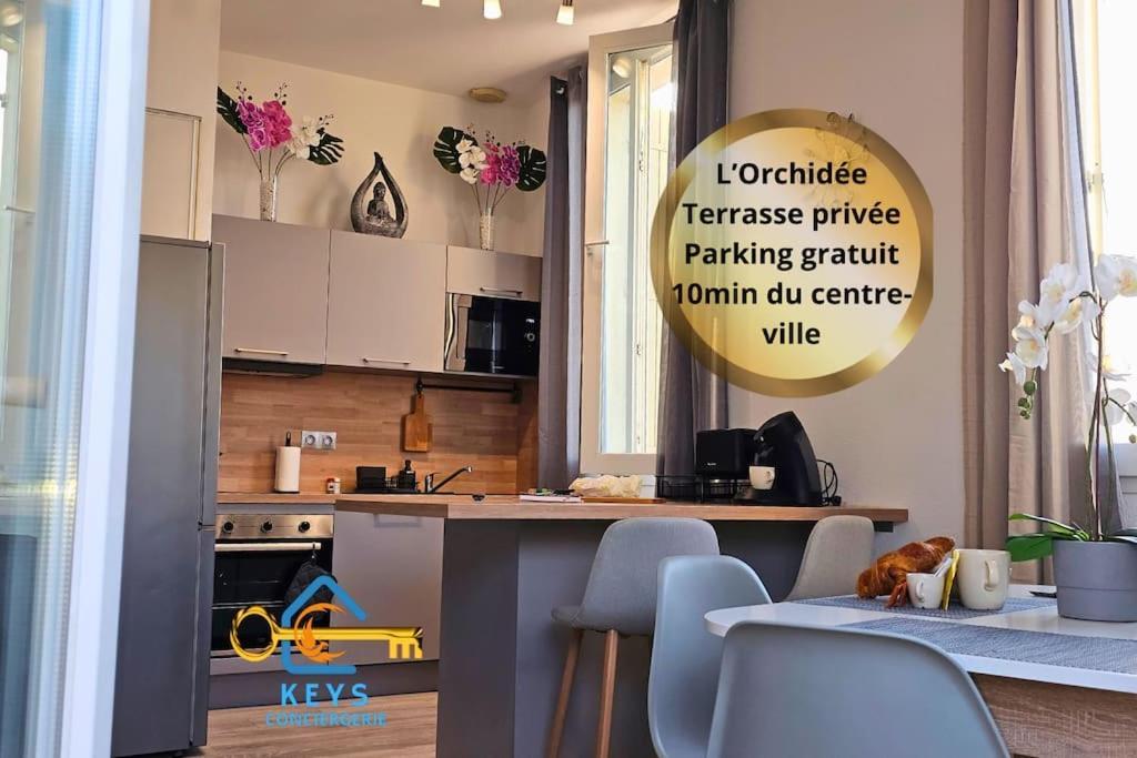 Apartament L'Orchidee, Proche De La Gare Avec Clim Et Terrasse Narbona Zewnętrze zdjęcie